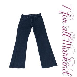 7 For All Mankind Bootcut  Rhinestone Jeans Sz 28
